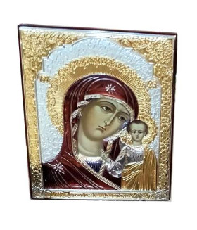 Казанська. Зі сріблом, колір.