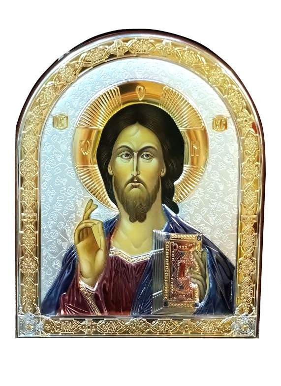 Христос. Срібло. Велика ікона