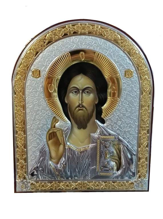 Христос. Срібло, середня